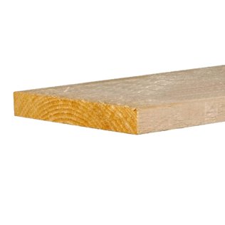 Plank Ruw klasse C PEFC - gecertificeed 22 x 100 mm (3 mtr)