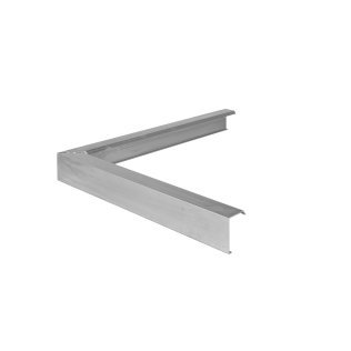 Roval buitenhoek bovenprofiel Duplotrim 60 mm (500 x 500 mm)