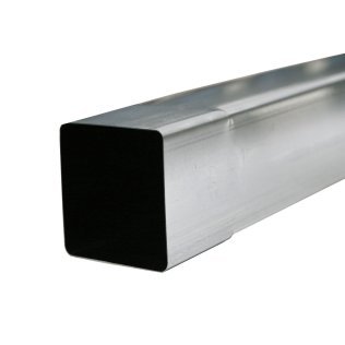 HWA buis zink vierkant 80 x 80 mm