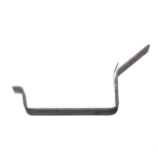 Dakbeugel B44 gegalvaniseerd met staart 45 graden en lip (30 mm)