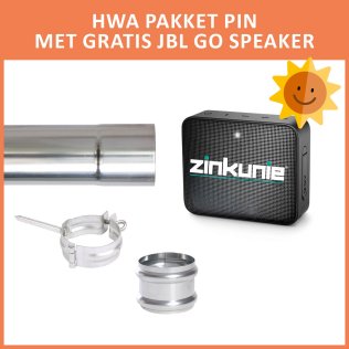 Standaard HWA PAKKET met pin & gratis JBL GO SPEAKER
