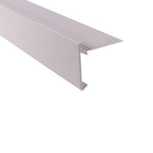 Roval aluminium daktrim standaard trim RAL 9010 60 x 64 mm (2,5 mtr)