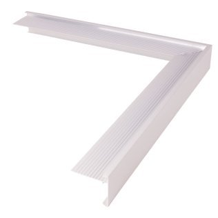 Roval buitenhoek standaard trim RAL 9010 60 x 64 mm (500 x 500 mm)
