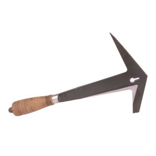 Leidekkershamer rechtshandig met leren handvat (350 mm)