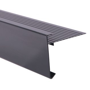 Roval aluminium daktrim standaard trim RAL 7016 60 x 64 mm (2,5 mtr)