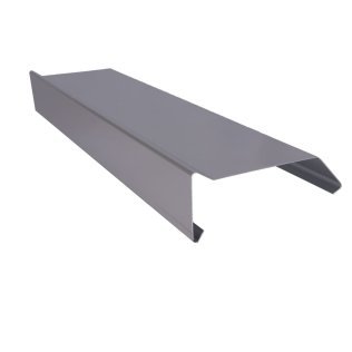 PREFORM Square deklijst D75 NedZink naturel (L= 3 mtr)